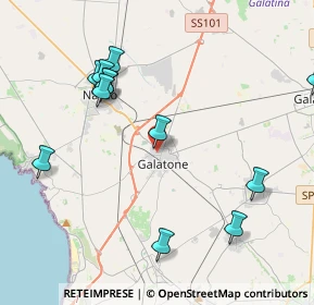 Mappa Via Victorio Bachelet, 73044 Galatone LE, Italia (4.95417)