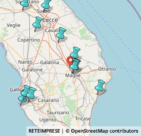 Mappa 73020 Melpignano LE, Italia (19.43)