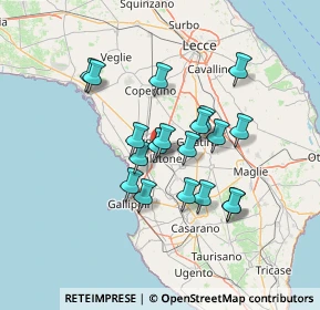 Mappa Via Garibaldi, 73044 Galatone LE, Italia (12.23526)