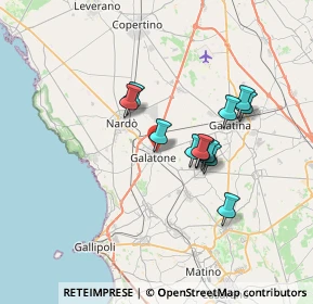 Mappa Via Garibaldi, 73044 Galatone LE, Italia (6.00417)