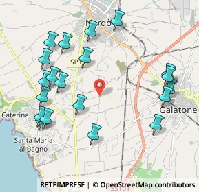 Mappa Via dei Neretini, 73044 Galatone LE, Italia (2.4805)