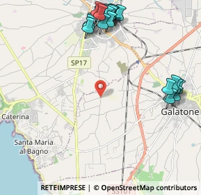 Mappa Via dei Neretini, 73044 Galatone LE, Italia (2.88)