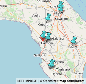 Mappa Via dei Neretini, 73044 Galatone LE, Italia (27.94538)