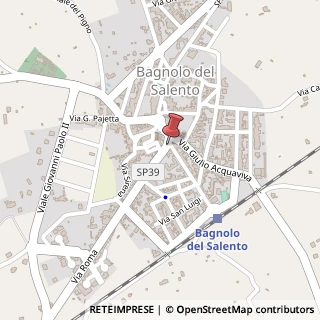 Mappa Via Rosario Mancini, 2, 73020 Bagnolo del Salento, Lecce (Puglia)