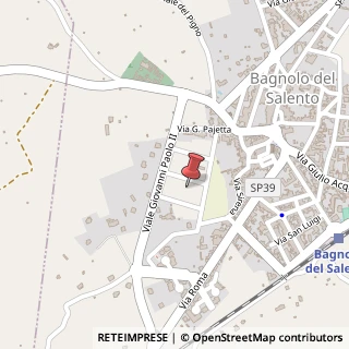 Mappa Via Salvatore Negro, 73020 Bagnolo del Salento, Lecce (Puglia)