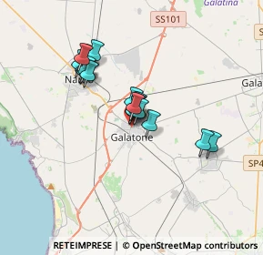 Mappa Via XX Settembre, 73044 Galatone LE, Italia (2.9535)