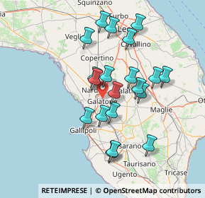 Mappa 73044 Galatone LE, Italia (14.0515)