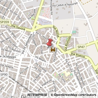 Mappa Via Colonna, 11, 73044 Galatone, Lecce (Puglia)