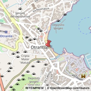 Mappa Via Miramare, 17, 73028 Otranto, Lecce (Puglia)