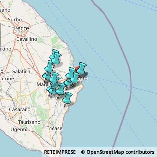Mappa Vico A. Acquaviva, 73028 Otranto LE, Italia (11.377)
