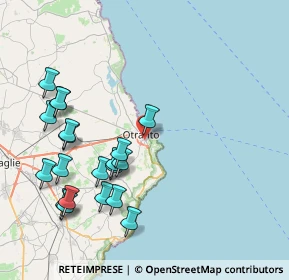 Mappa Vico A. Acquaviva, 73028 Otranto LE, Italia (9.655)