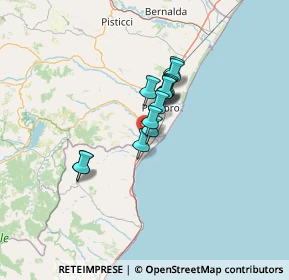 Mappa SS 106 Jonica KM417, 75020 Nova Siri MT, Italia (8.99923)