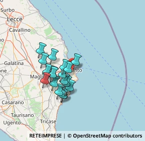 Mappa Via Vecchia Uggiano, 73028 Otranto LE, Italia (11.641)