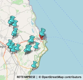 Mappa Via Vecchia Uggiano, 73028 Otranto LE, Italia (10.0135)