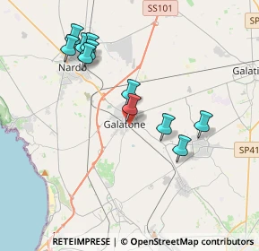 Mappa Via Orsini del Balzo, 73044 Galatone LE, Italia (4.01455)