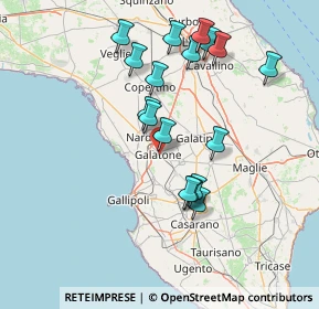 Mappa Via Orsini del Balzo, 73044 Galatone LE, Italia (15.44176)