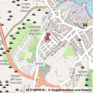 Mappa Via Giovanni Grasso, 16, 73028 Otranto, Lecce (Puglia)