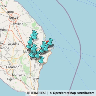 Mappa Via V. M. Morelli, 73028 Otranto LE, Italia (11.2105)