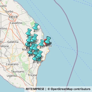 Mappa Via V. M. Morelli, 73028 Otranto LE, Italia (12.5735)