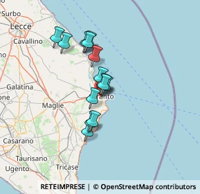 Mappa Via V. M. Morelli, 73028 Otranto LE, Italia (10.74929)