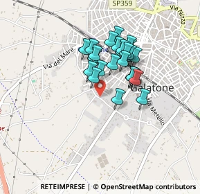 Mappa Via San Nicola di Pergoleto, 73044 Galatone LE, Italia (0.35185)