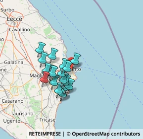 Mappa Via Luigi Mariano, 73028 Otranto LE, Italia (11.5905)