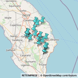 Mappa 73020 Cursi LE, Italia (10.187)