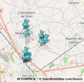 Mappa 73020 Cursi LE, Italia (1.99154)