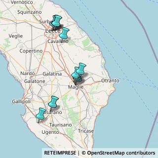 Mappa Via Salvo D'Acquisto, 73020 Cursi LE, Italia (16.48643)