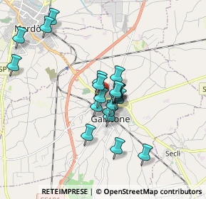 Mappa Via Saverio Caputi, 73044 Galatone LE, Italia (1.545)