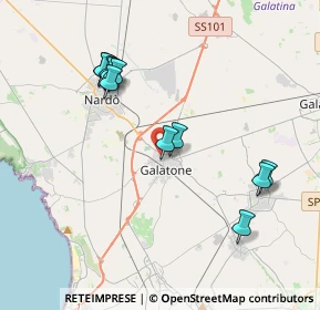 Mappa Via Saverio Caputi, 73044 Galatone LE, Italia (4.09818)