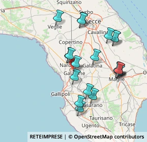 Mappa Via Saverio Caputi, 73044 Galatone LE, Italia (16.003)