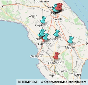 Mappa Via Saverio Caputi, 73044 Galatone LE, Italia (18.31111)