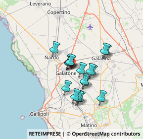 Mappa SP47, 73044 Galatina LE, Italia (5.35529)