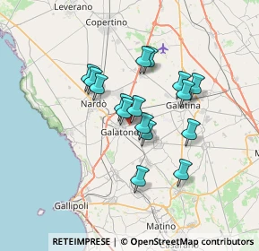 Mappa SP47, 73044 Galatina LE, Italia (5.70563)
