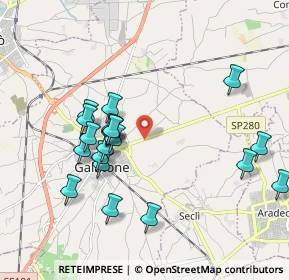 Mappa SP47, 73044 Galatina LE, Italia (2.055)