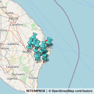 Mappa Via Punta, 73028 Otranto LE, Italia (9.927)