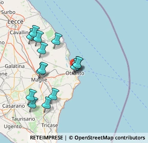 Mappa Via Punta, 73028 Otranto LE, Italia (16.38929)