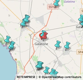 Mappa Via Salento, 73044 Galatone LE, Italia (5.997)