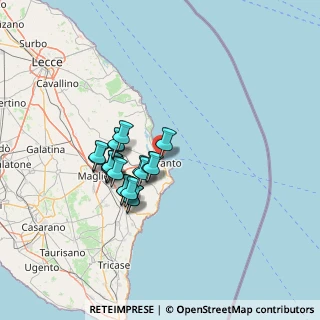 Mappa Via Alimini, 73028 Otranto LE, Italia (11.6225)