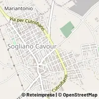 Kaart Sogliano Cavour