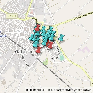 Mappa Piazza Giovanni De Giorgi, 73044 Galatone LE, Italia (0.25185)