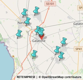 Mappa Piazza Giovanni De Giorgi, 73044 Galatone LE, Italia (3.79)