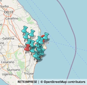 Mappa Via Faccolli, 73028 Otranto LE, Italia (11.753)
