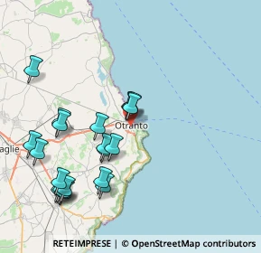 Mappa Via Faccolli, 73028 Otranto LE, Italia (9.41)