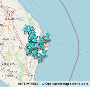 Mappa Via Catona, 73028 Otranto LE, Italia (11.6445)
