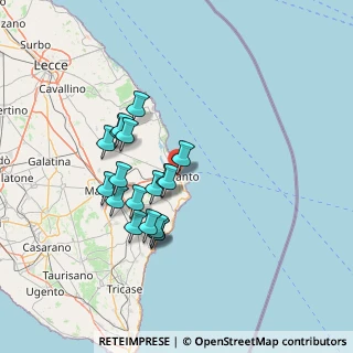 Mappa Via Catona, 73028 Otranto LE, Italia (13.00389)