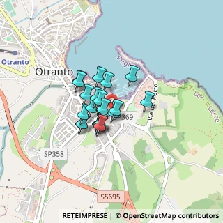 Mappa Via Guglielmotto D'Otranto, 73028 Otranto LE, Italia (0.282)