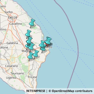 Mappa Via Guglielmotto D'Otranto, 73028 Otranto LE, Italia (12.04)
