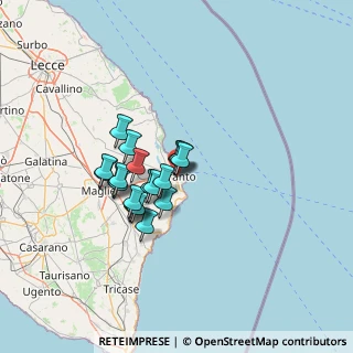 Mappa Via Guglielmotto D'Otranto, 73028 Otranto LE, Italia (10.811)